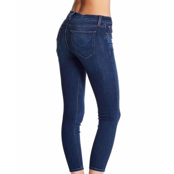 Hudson Jeans Women's Gratitude Dark Wash Krista Super Skinny Cropped Jeans sz 25 - Picture 5 of 7